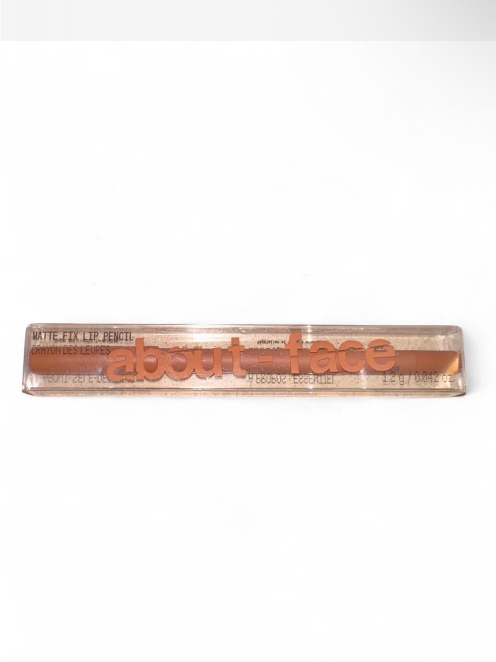 About Face Matte Fix Lip Pencil in shade 3 Clockwork. Brand new, in the box.